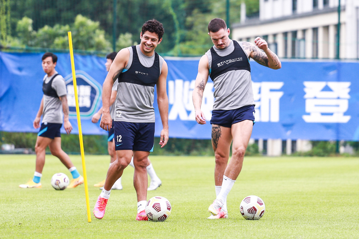 2021赛季中超联赛第二阶段广州城广州富力赛前备战