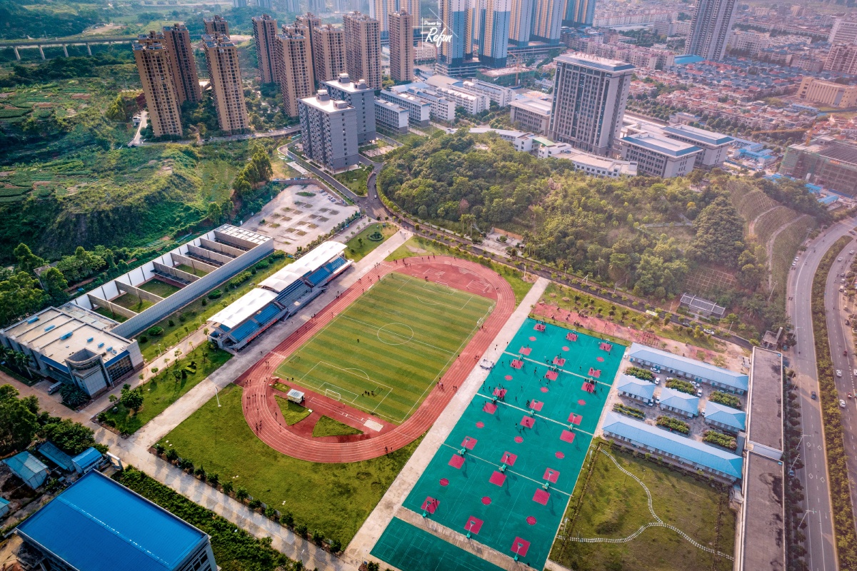 广西警察学院仙葫校区航拍