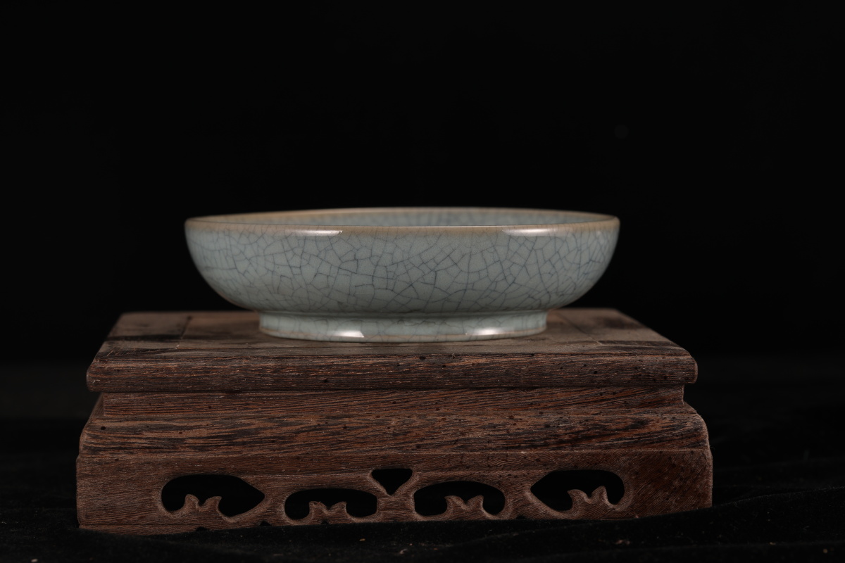 大明汝窑笔洗官窑陶瓷摆件