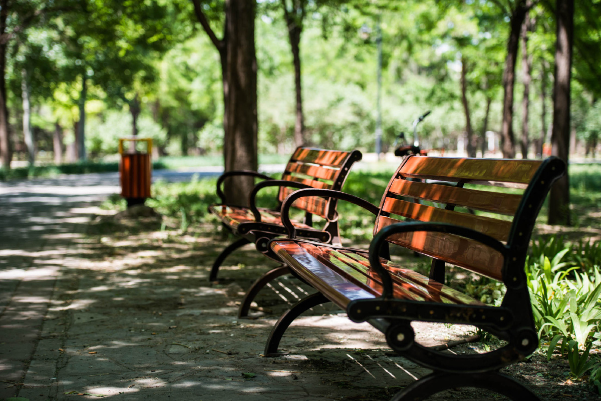 中午安静的公园