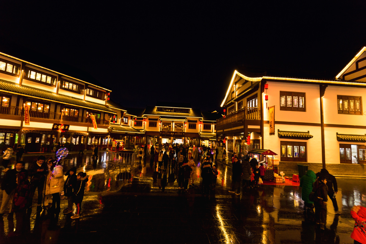 武冈同保楼夜景