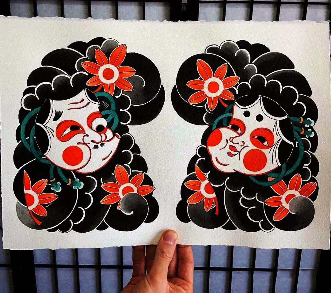 日式火男