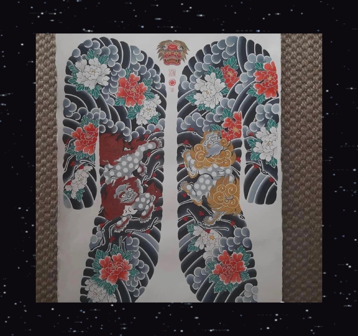 老传统般若樱花鲤鱼