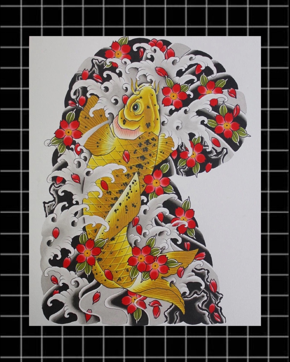 老传统菊花般若鲤鱼