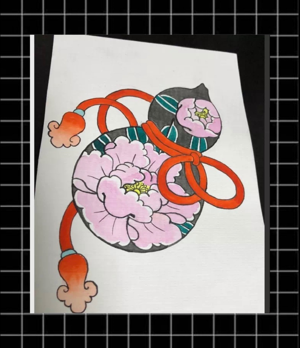 葫芦福禄纹身