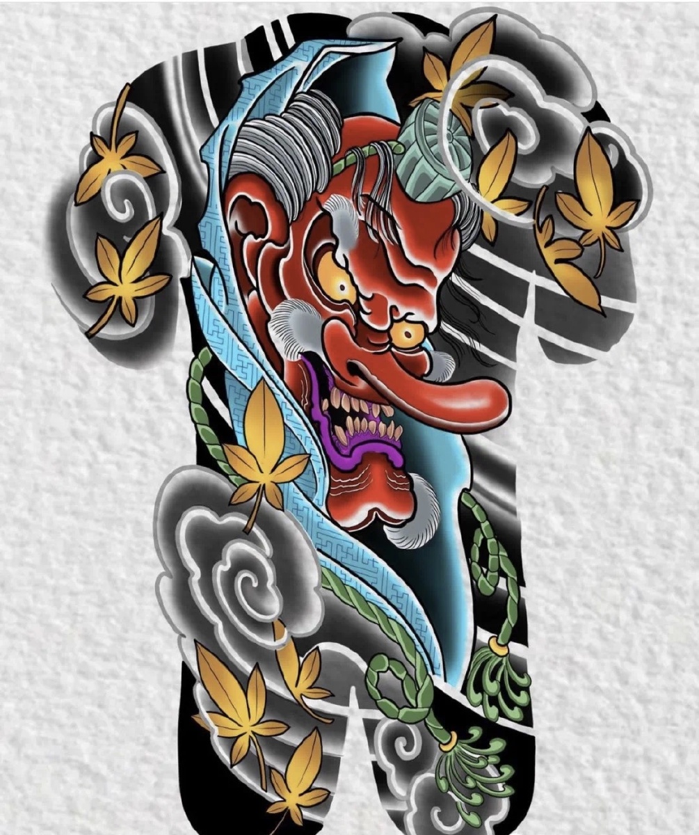 满背花臂你会选择什么