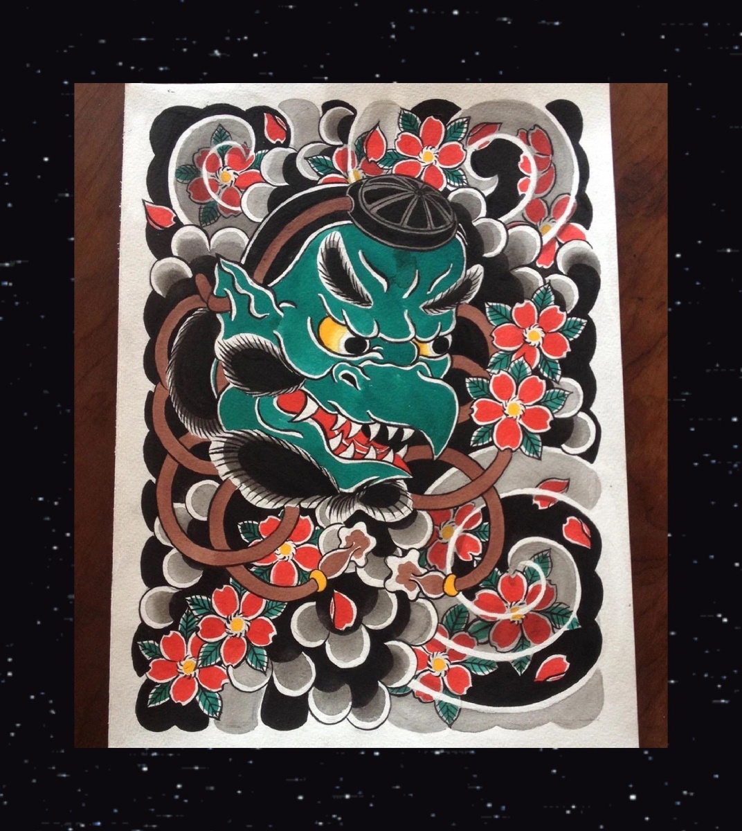 老传统般若樱花鲤鱼