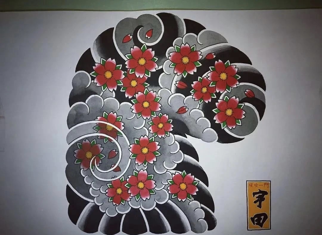 老传统樱花手稿