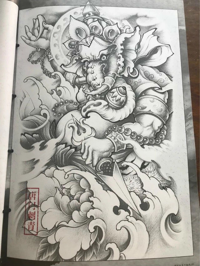 新传统唐门刺青