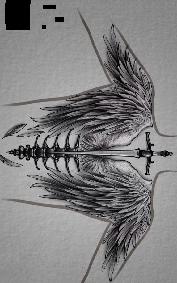 翅膀手稿