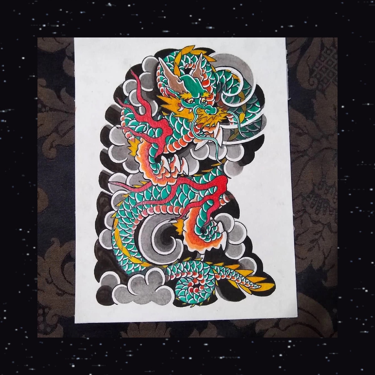 老传统般若樱花鲤鱼