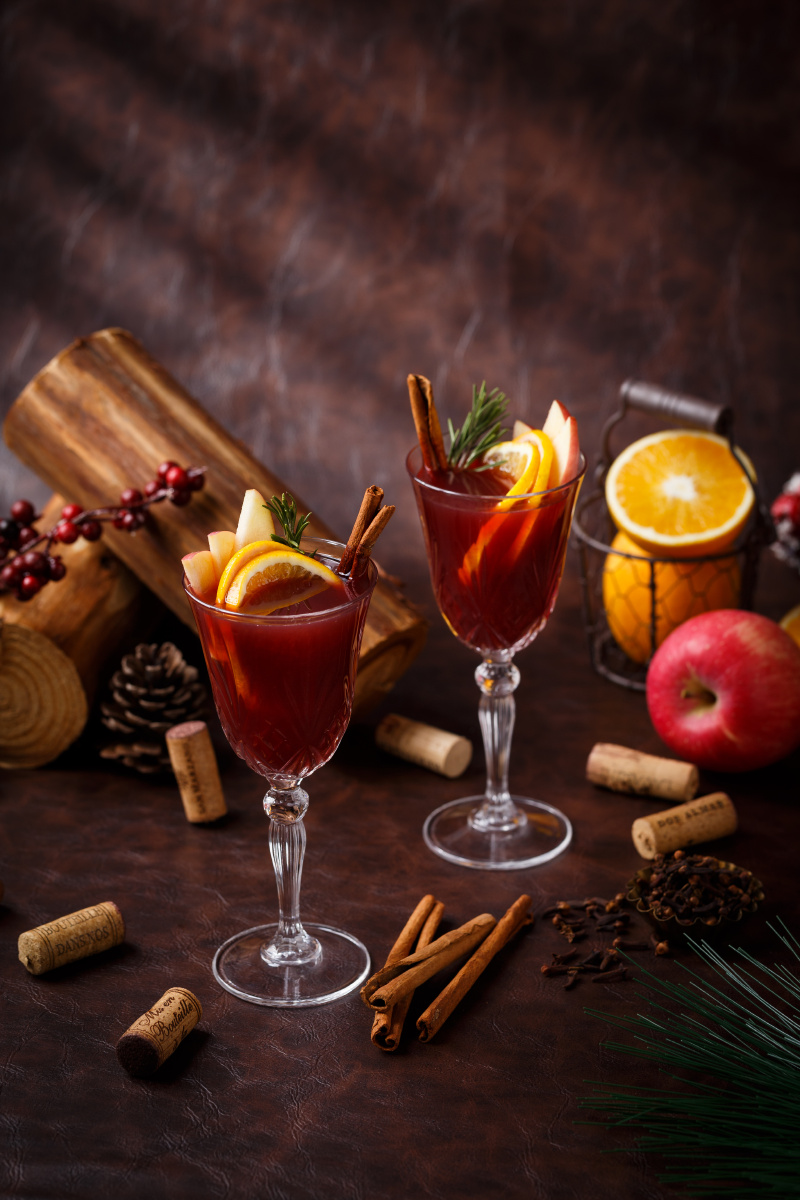 热煮红酒冬季传统饮品