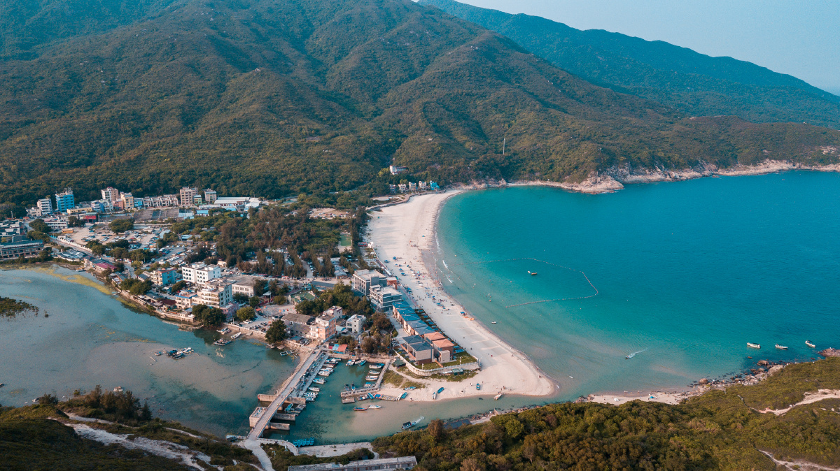 御pro深圳东涌航拍