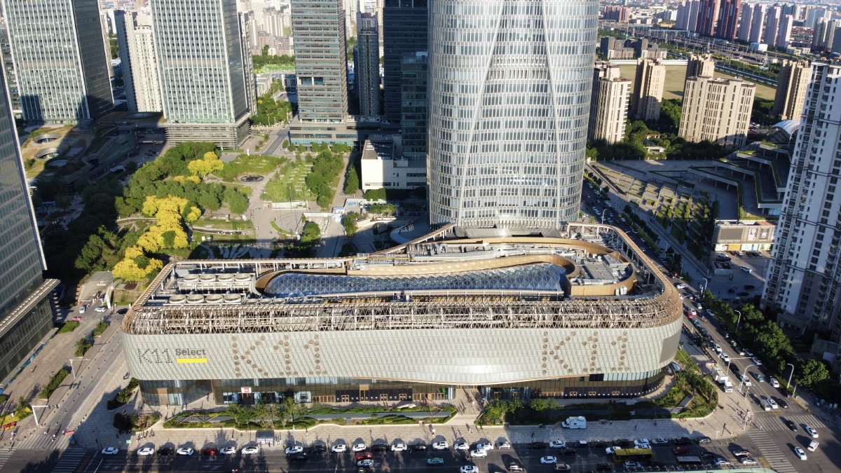 天津k11充满着线条感