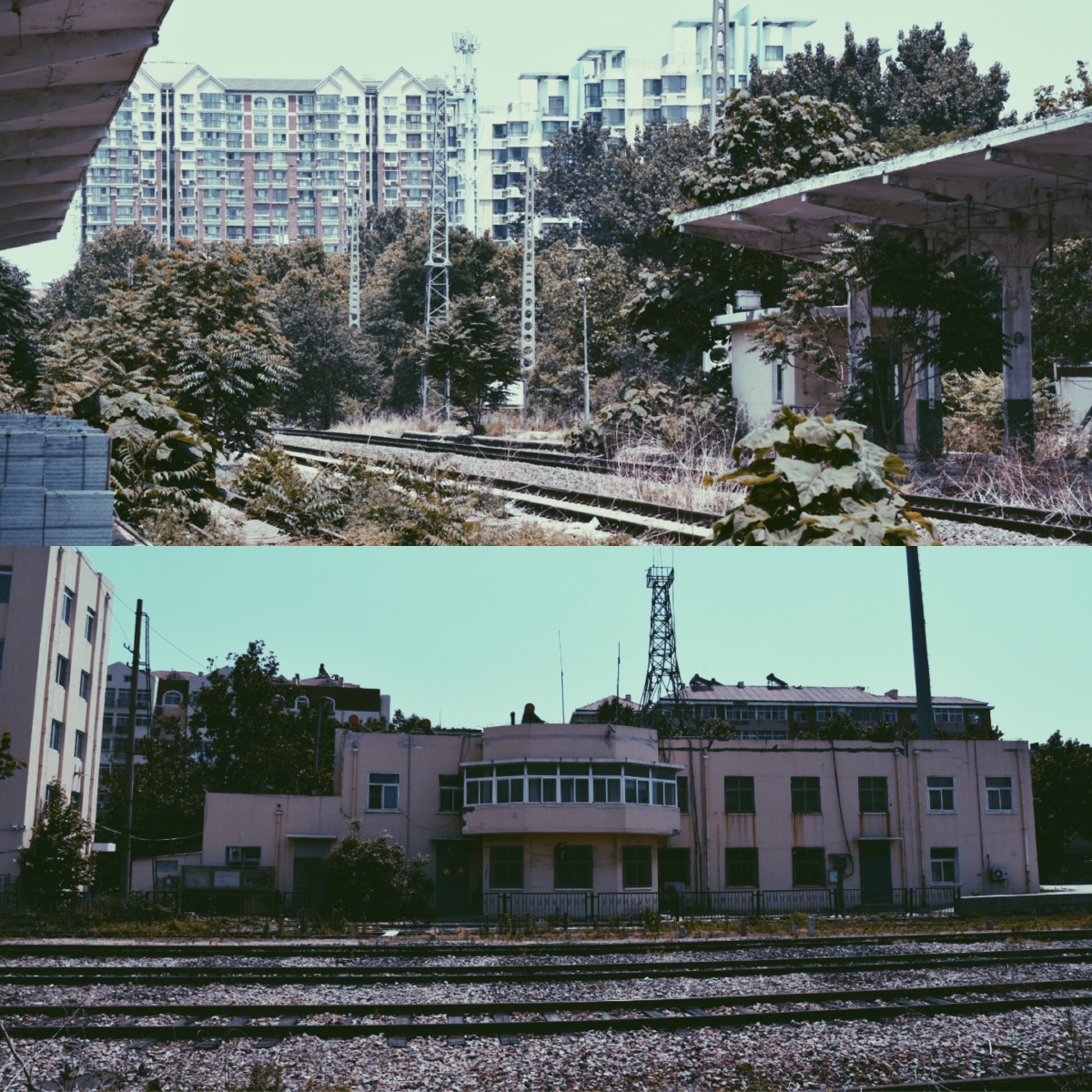 青岛老沧口火车站19012020