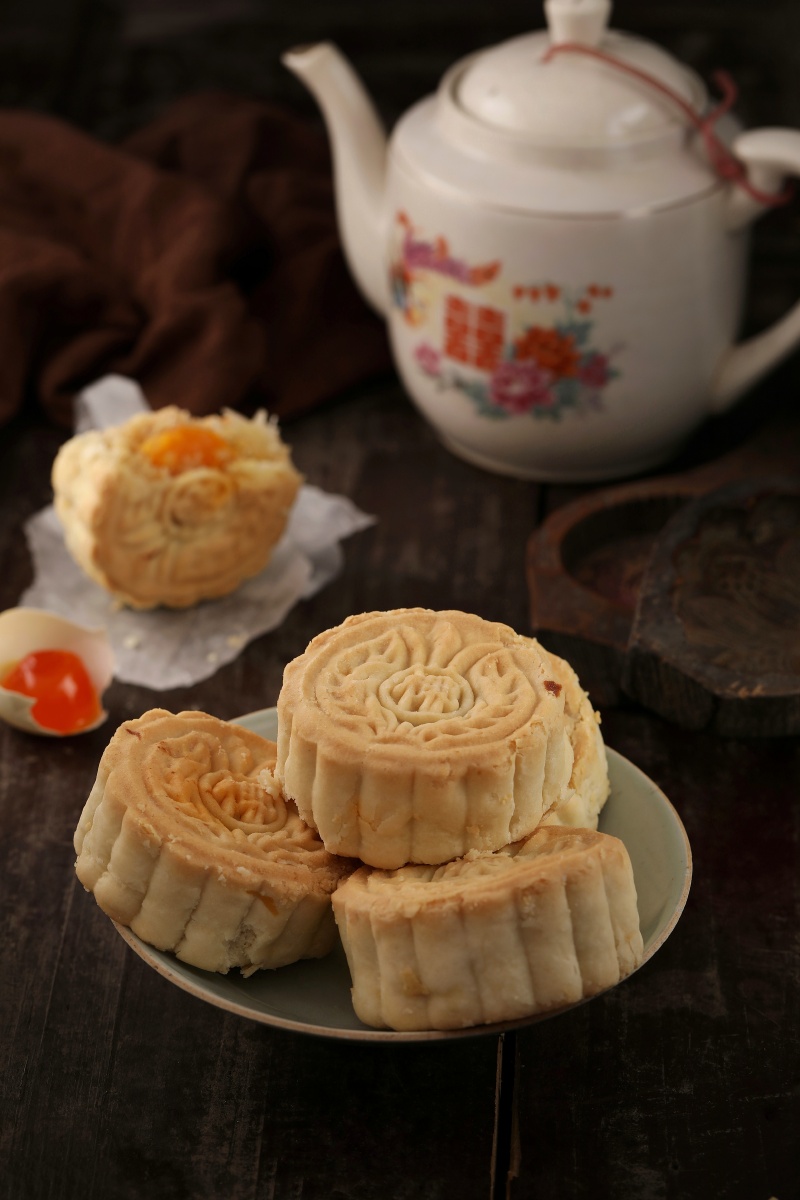 up rising#美食摄影 / 琼式酥皮月饼 - up_rising美食摄影