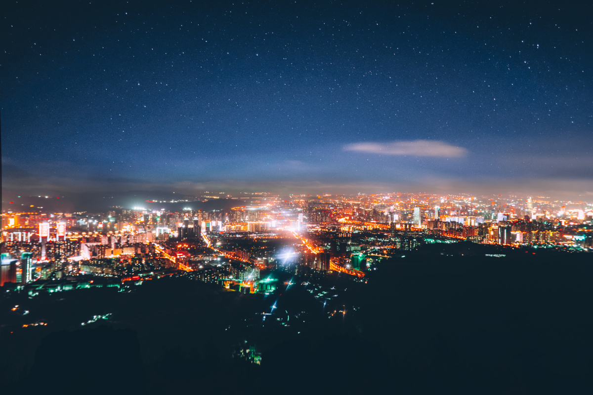昆明长虫山夜景