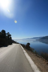 纳帕海旁的公路