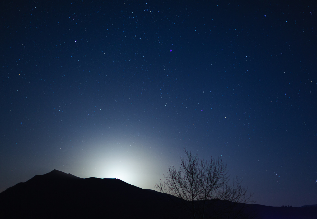 星空-无后期 - 浅蓝色sky - 图虫