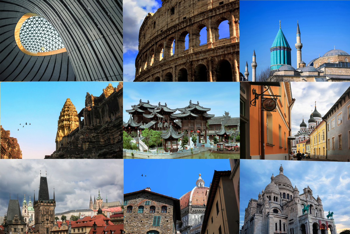 凝固的音乐建筑物集锦