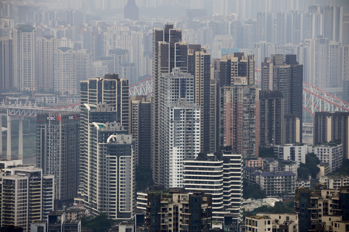 巨大空间高层建筑群