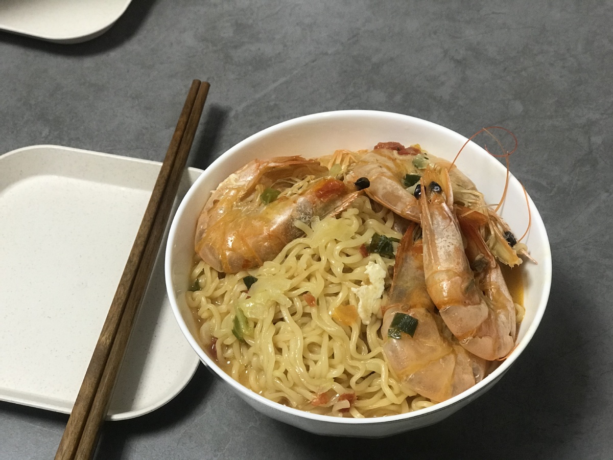 大虾泡面