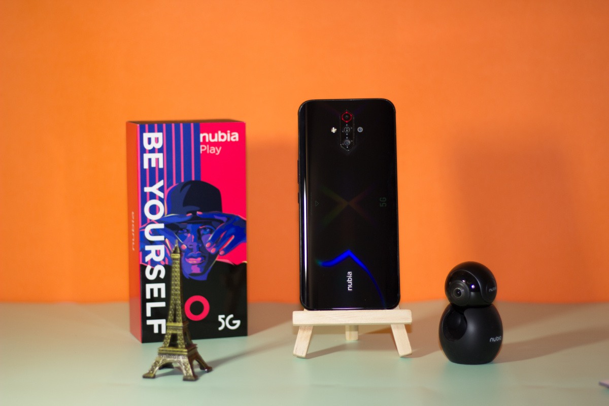 努比亚play5g手机特写