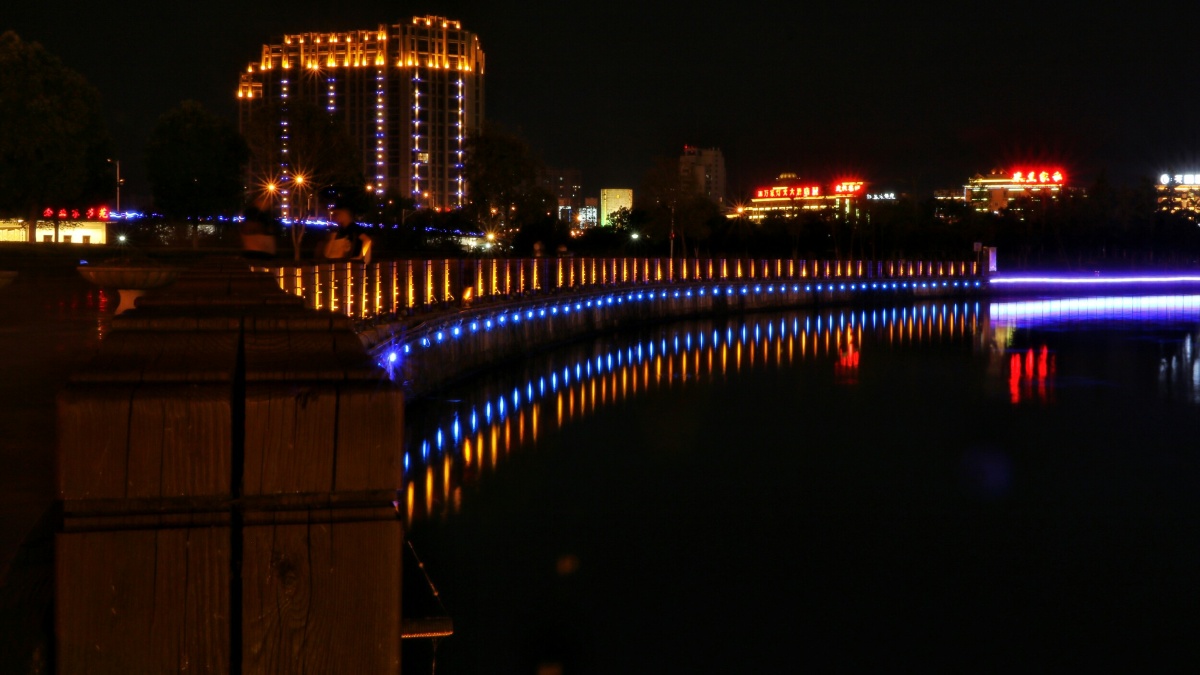 东阳江北夜景