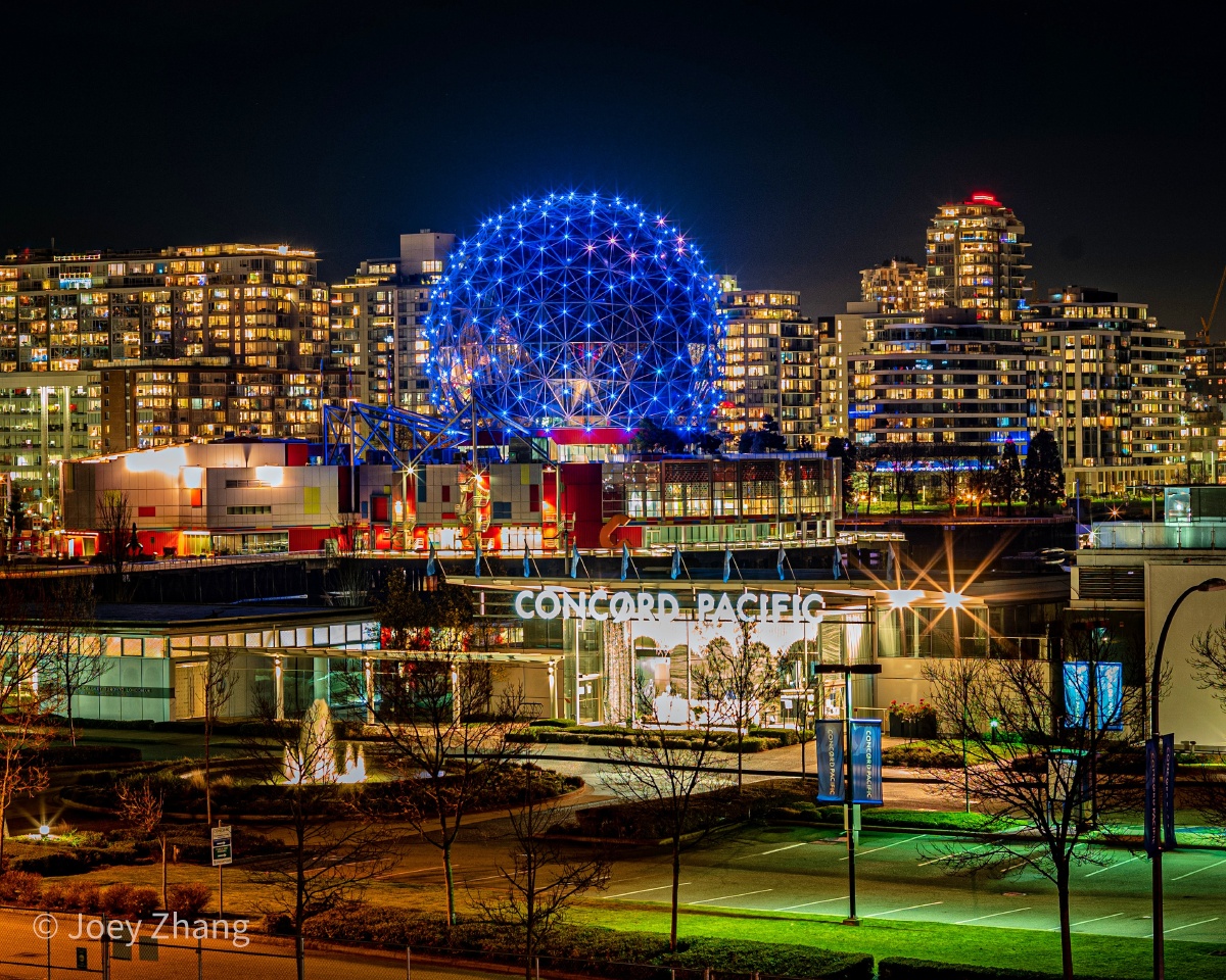 温哥华科学馆之夜