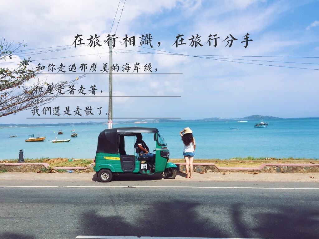 沿途风景再美丽，你我从此却分开看