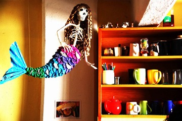 skeleton mermaid