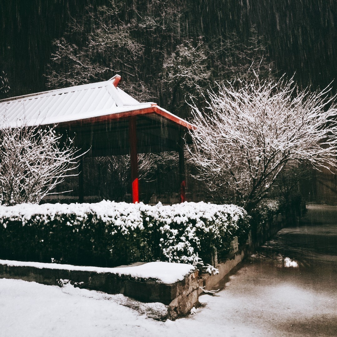 大雪纷飞的时候，你是不是也期待过，爱的人在长亭那头，等你。