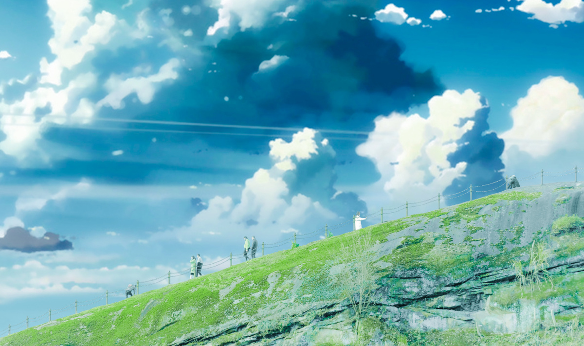 从动画中走出来的小山坡