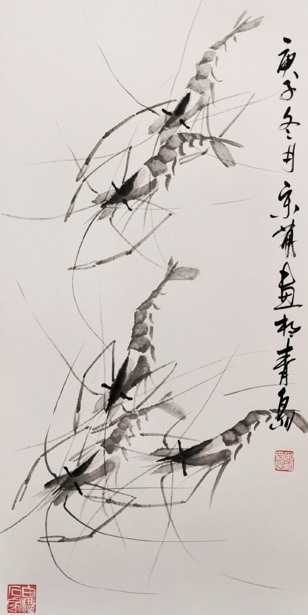 齐派大写意虾蟹!