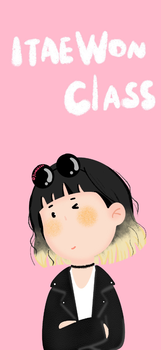 梨泰院class卡通壁纸