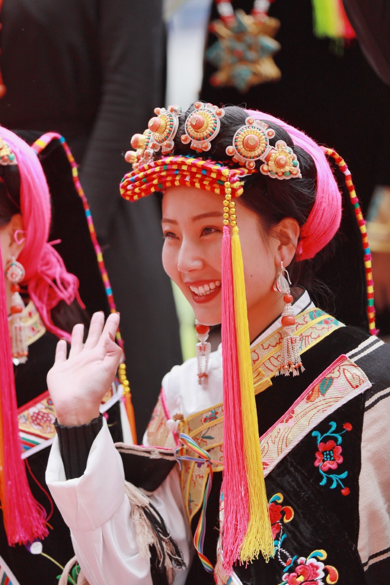 丹巴美人谷美女