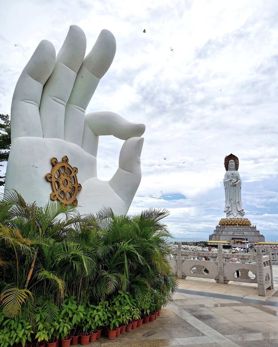 打卡海南三亚南山寺希望消除一切业障余生皆是美好