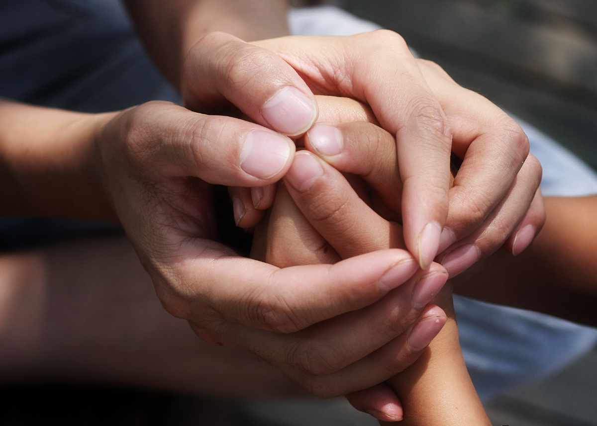 大手小手,爸爸会一直护你周全