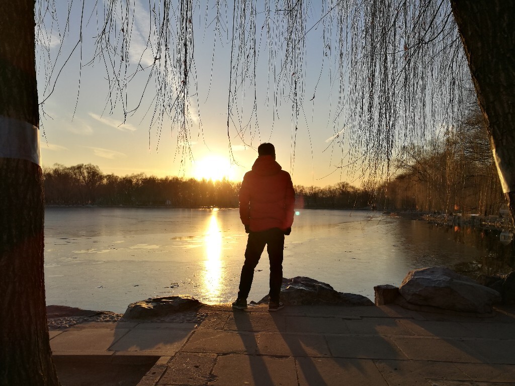圆明园，颇具色彩的黄昏