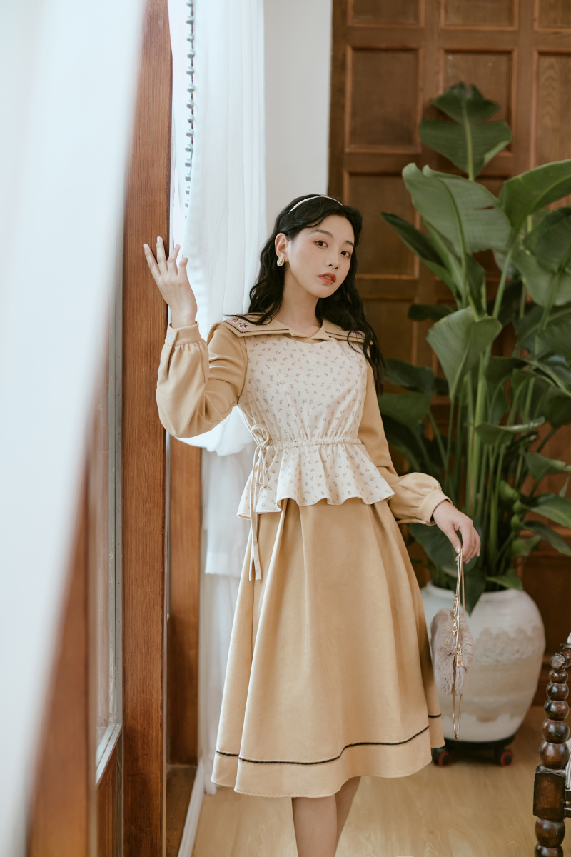 商业复古风服装拍摄模特玉玉