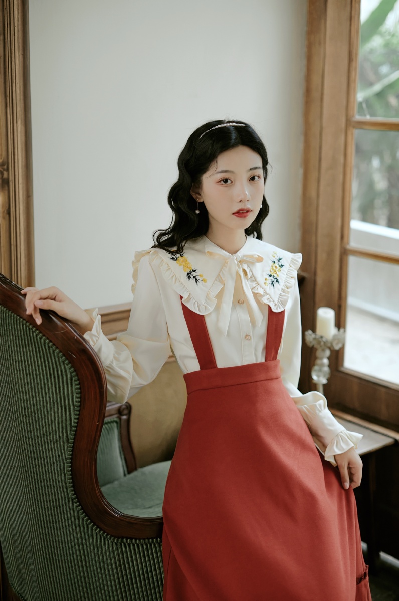 商业复古风服装拍摄模特玉玉
