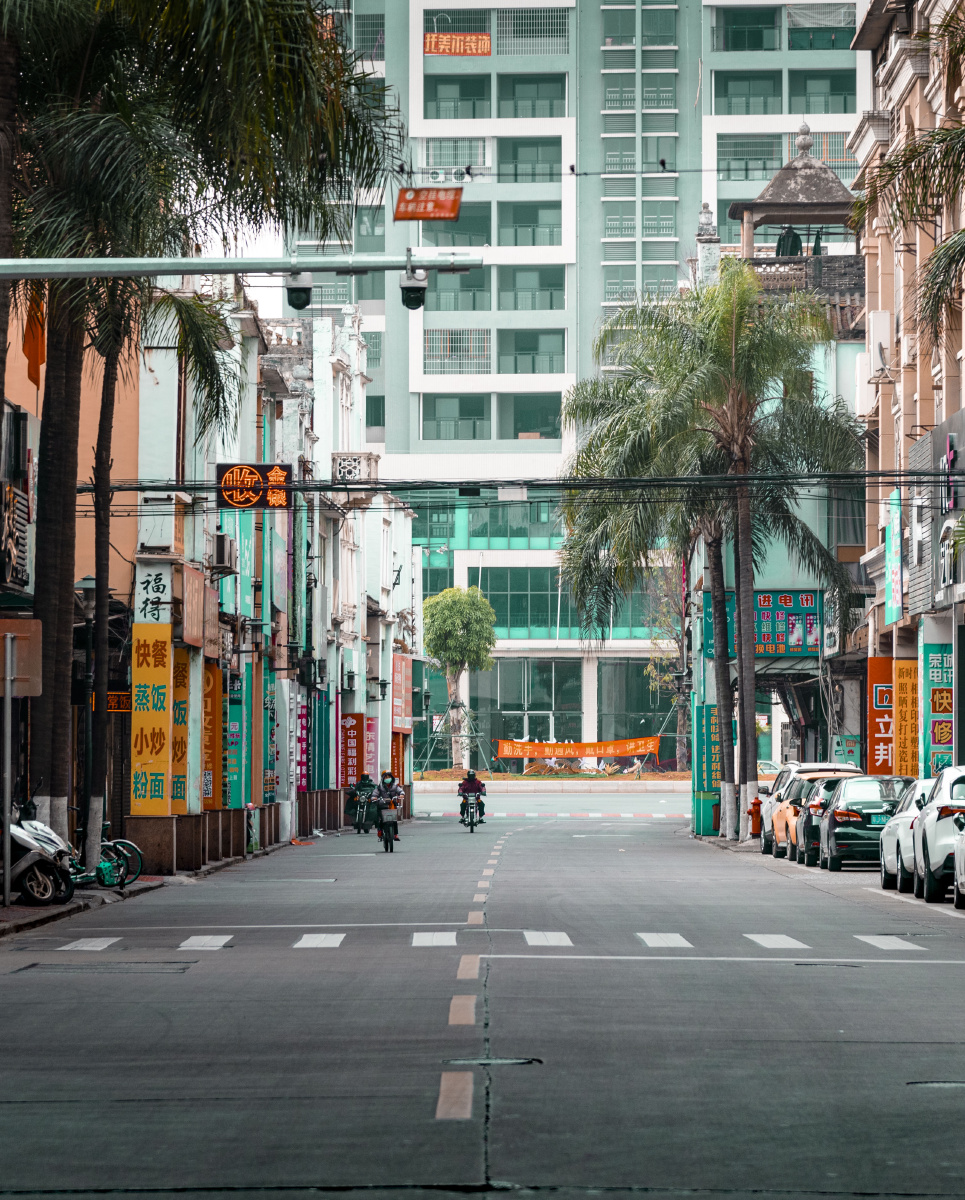 分享一下我这个小城市的空城风景