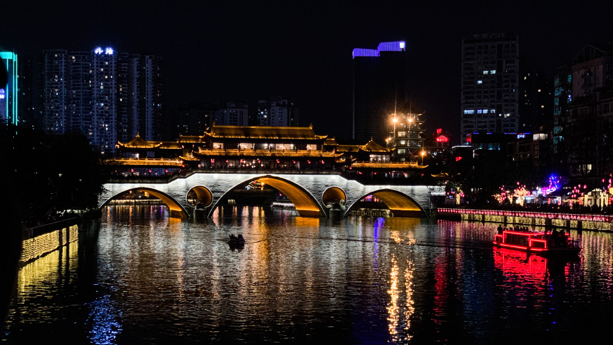 镜头微糊夜游锦江02