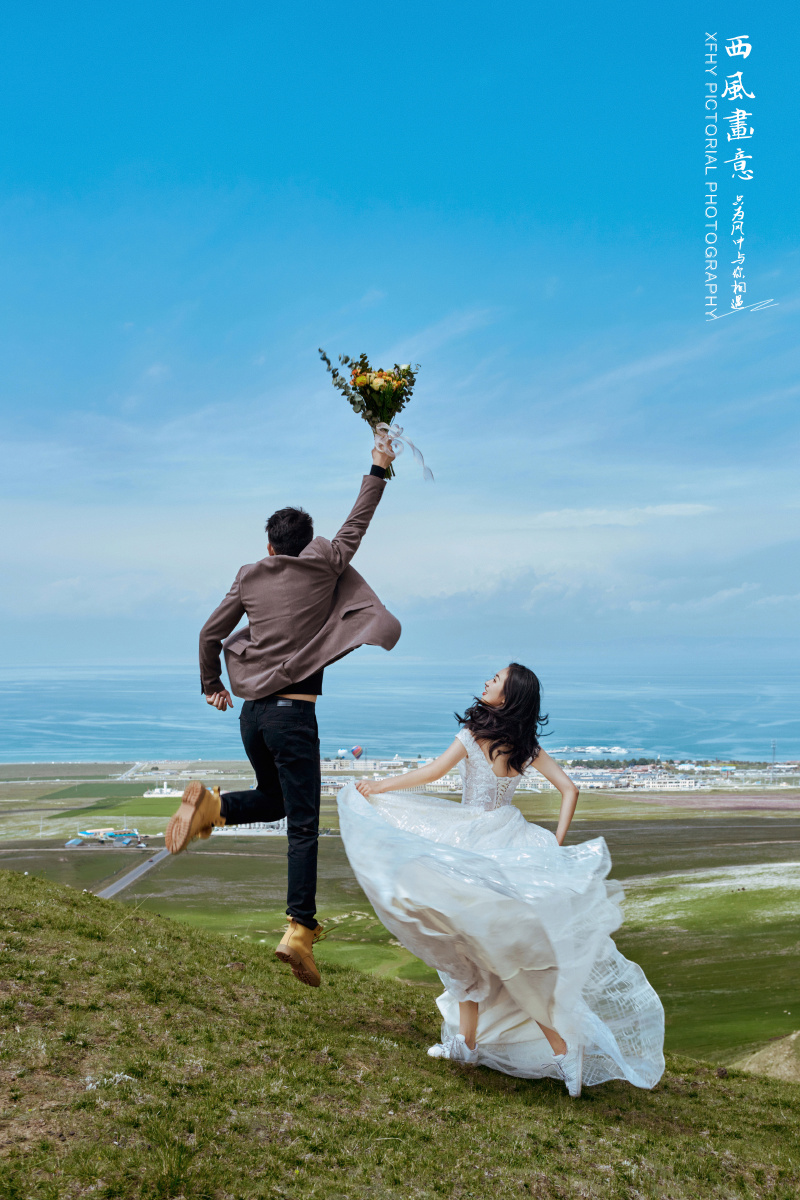 青海旅拍西风画意青海婚纱照青海摄影青海婚纱摄影青海茶卡盐湖婚纱照