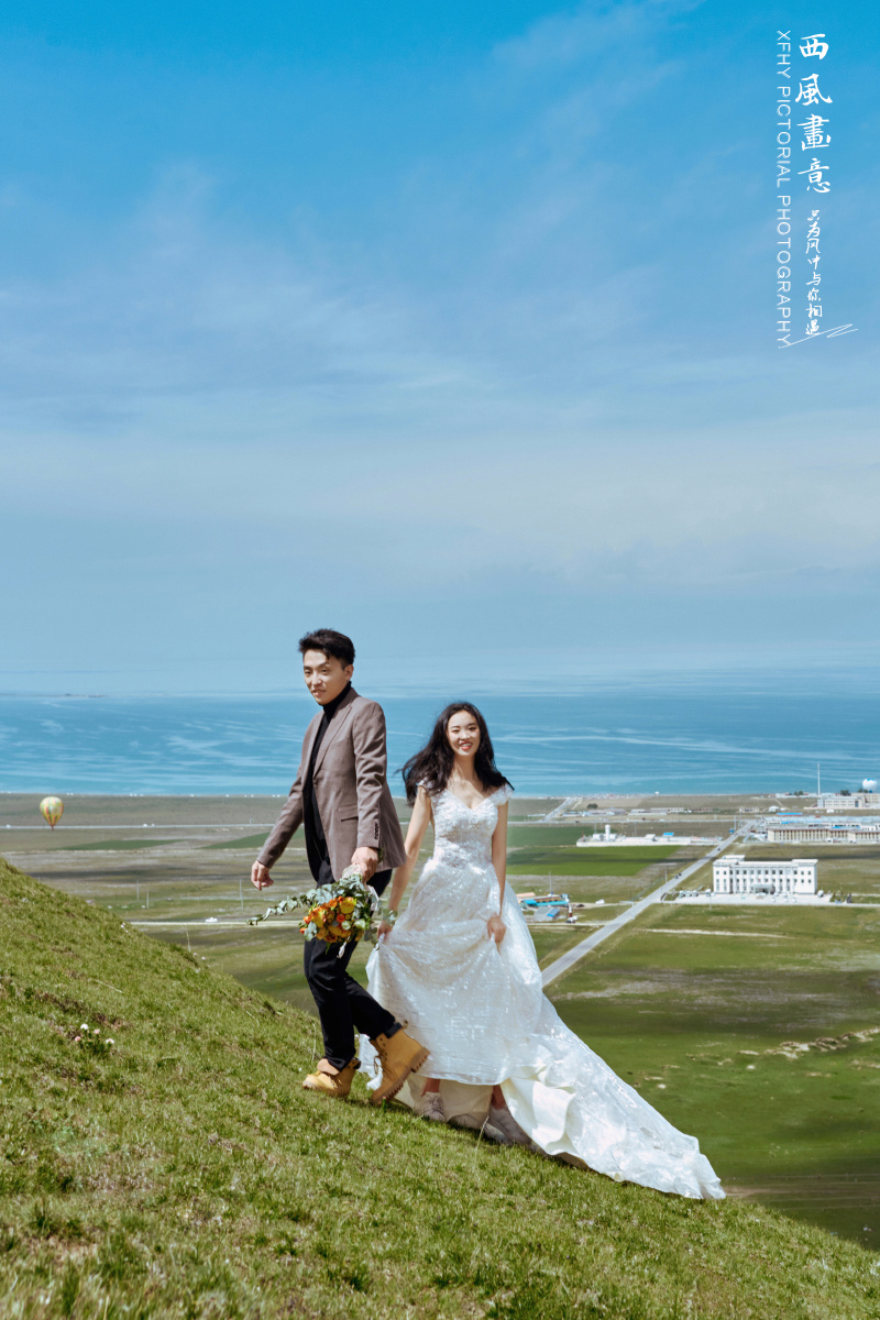 青海旅拍西风画意青海婚纱照青海摄影青海婚纱摄影青海茶卡盐湖婚纱照