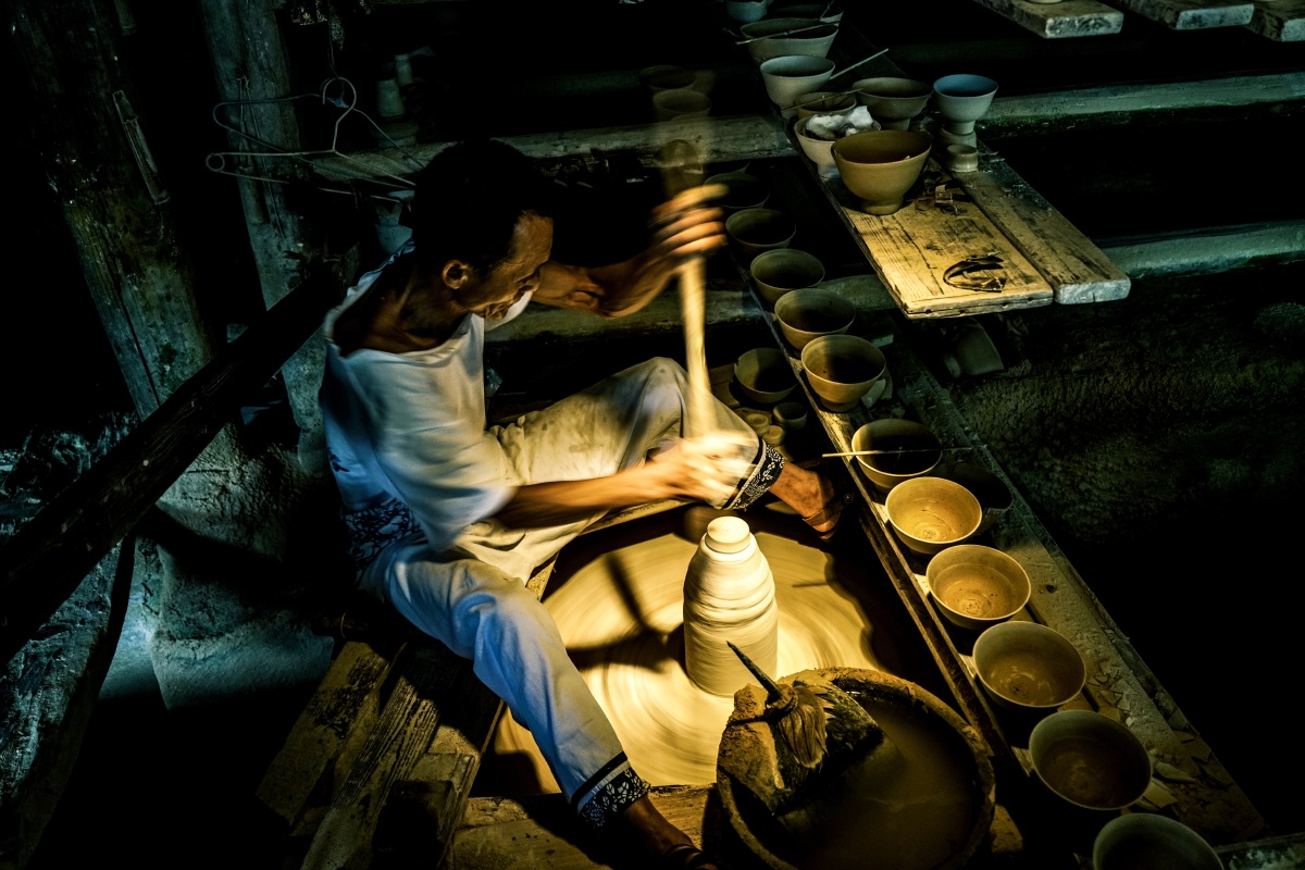 景德镇古窑匠人