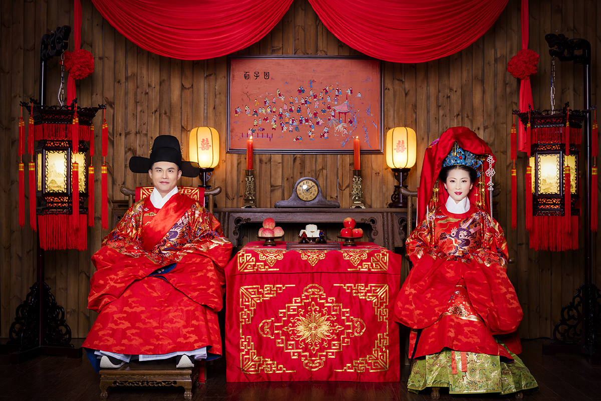 汉服婚纱照|明朝的华贵与美好