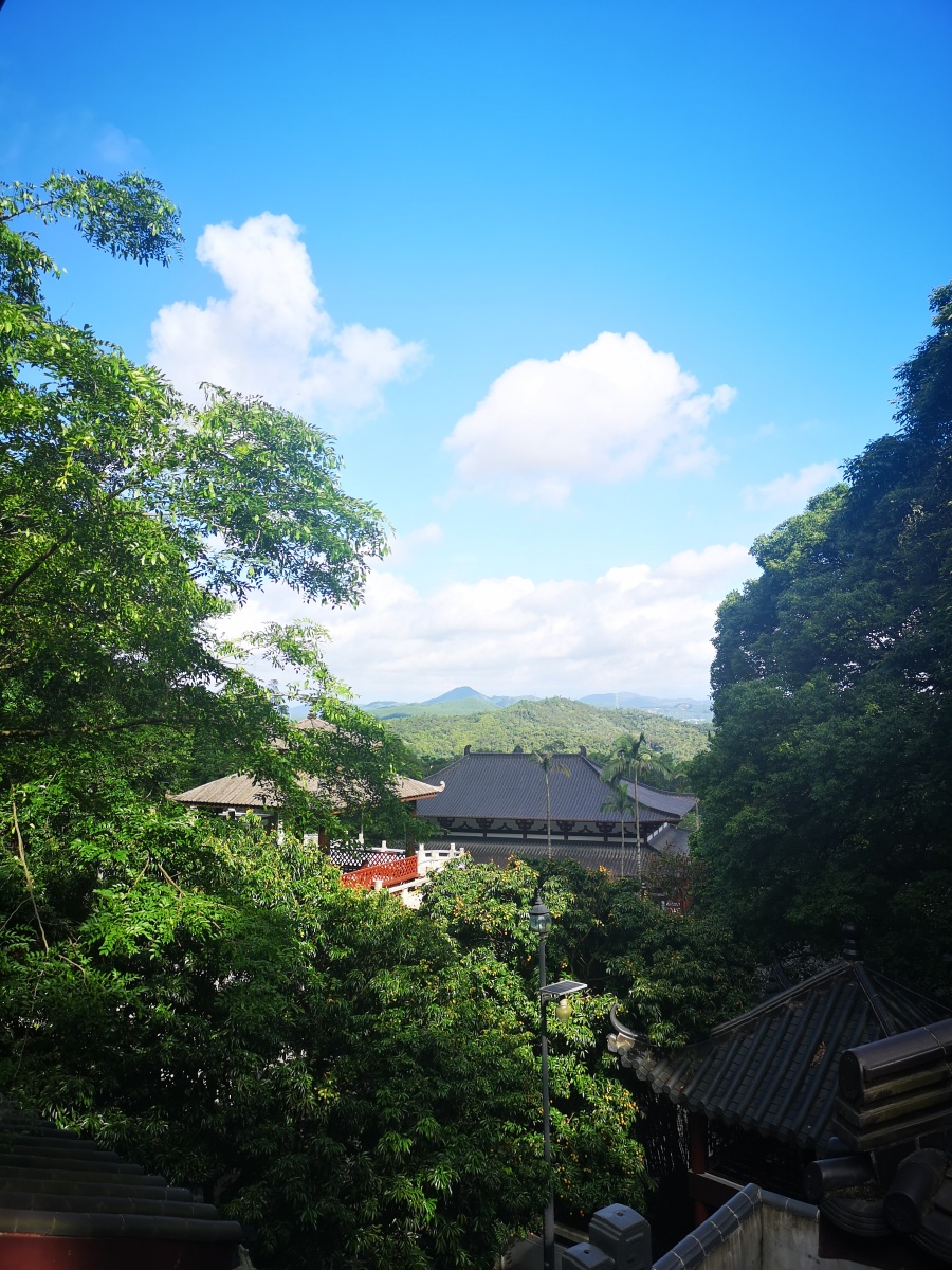 江门观音寺清晨美景
