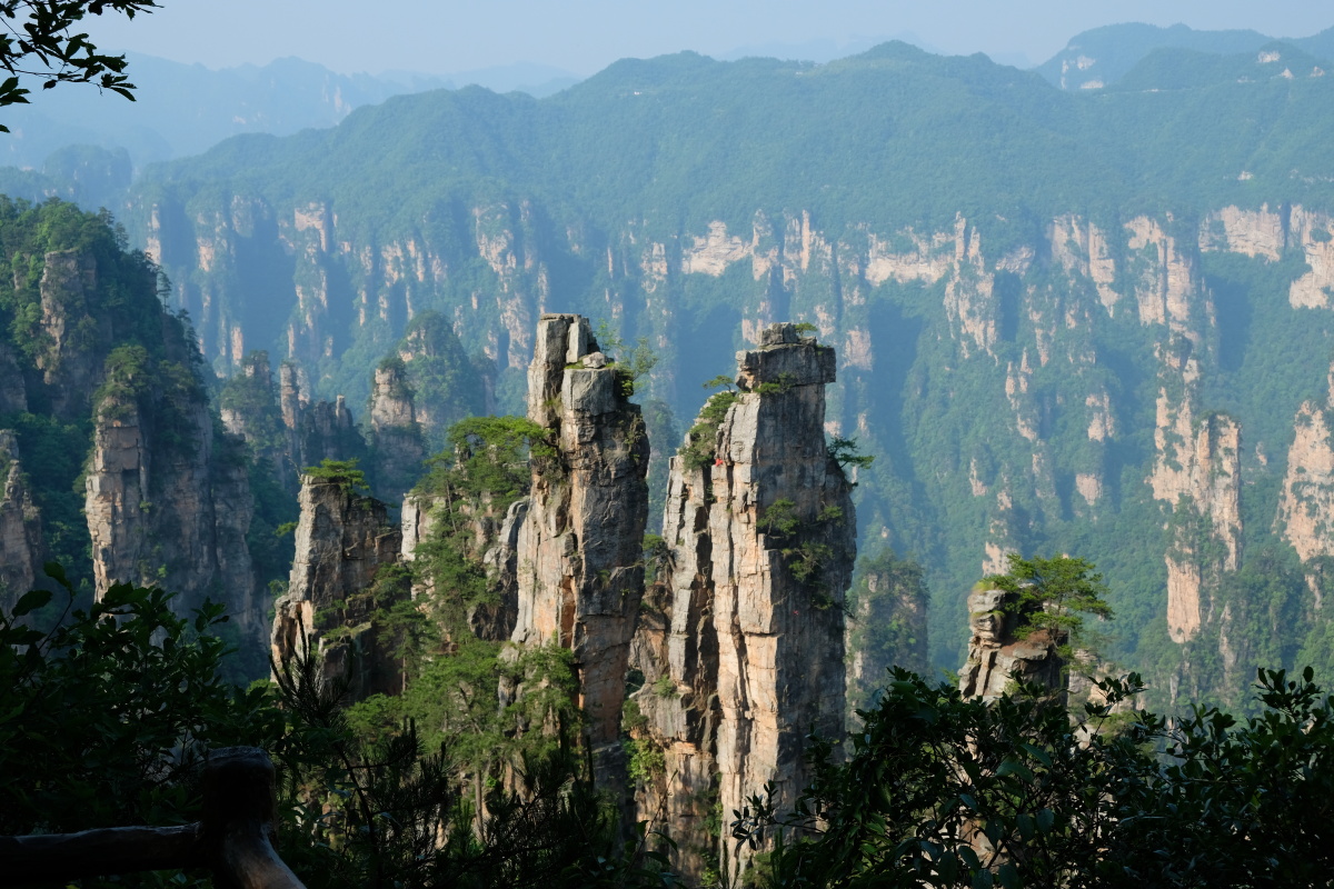 张家界国家森林公园 天门山 武陵源 悬崖峭壁
