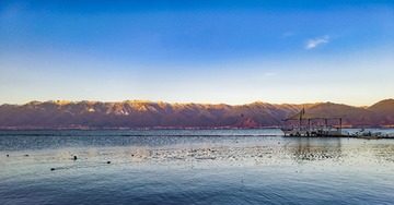 洱海的清晨